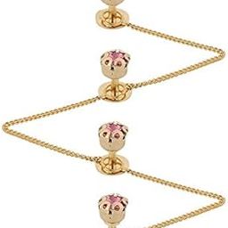 Brass Kurta Buttons with Diamond Crystal and Chain TSSPKURTA1926-30