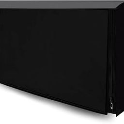 AARVYAN 24 Inch LED TV Cover – Dustproof, Waterproof Fabric Cover – Universal Fit for All Brands – Durable TV Guard for LED/LCD (Black)-image-45