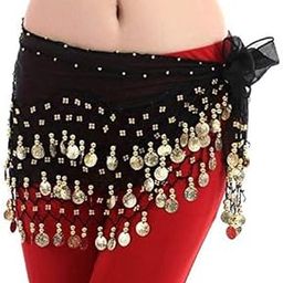 YUPPIN Women's Belly Dancing Belt Colorful Waist Chain Belly Dance Hip Scarf Belt-image-13