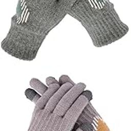 Women's Touchscreen Winter Woollen Pack of 2 Pairs Gloves For Cold Weather (SGD-11781181) (Multicolor, Free Size)-image-83