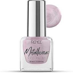 RENEE Metallicious Nail Paint- Light Chestnut 10ml | Quick Drying, Metallic Finish, Long Lasting, Chip resisting Formula with High Shine & Full Coverage | Acetone & Paraben Free-26