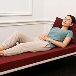 ATOOTFUSION Orthopedic High-Density HR Foam Mattress | High-Resilience (HR) Dual-Sided Foam | Single Size Bed Mattress - 3-Year Warranty (Maroon, 72X35X4 Inches)-image-40