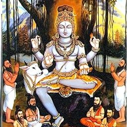 Kundan Store Dakshinamurthy Hindu God Wall Sticker, Pack of 2 - Each of 13 * 19 Inches Large Print, Unframed, Multi Color || Mandir, Puja Ghar, Temple, Home Decor, Study Room or Gift-image-20