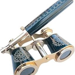 SwiftBuyMart Opera Glasses Binoculars, Brass Binoculars, Vintage Style Binocular with 3X Magnification and Crystal Clear Optics for Adults, Kids,Womens, Lover Parents and Friends in Musical Concert-image-64