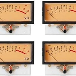MERISHOPP® 4 Pieces High Precision VU Meter Header TN-73 Analog VU Audio Level Meter|Business & Industrial | Electrical & Test Equipment | Test, Measurement & Inspection-0