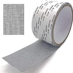 Khakhrali Mosquito Net Repair Tape | Strong Adhesive & Waterproof Fiberglass Mesh Patch | Fix Window and Door Screen Tears | Heavy-Duty Self-Adhesive Patch for Holes | 200cm x 5cm Roll (PACK OF -2)-7