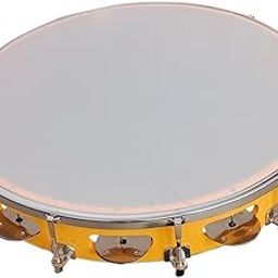 Shreyas Tambourine Hand Percussion Musical Instrument Fibre Daffli 12 inch-image-34