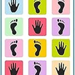 FunBlast Kids Hopscotch Jumbo Play Mat for Kids and Adults - Kith-Kith, Stapu, Langi, Chalk Game - Large (40" x 108") Multicolor-17