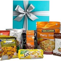 The Gift Tree Special Snack Gourmet Hamper | Party Snacks, Wafer, Peanuts, Cocktail Nuts, Apple Pie, Makhana & Sandwich Biscuit | Gift for Birthday, Anniversary, Corporate, Clients, Men & Women-image-11