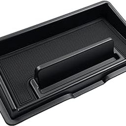 Mixsuper Dash Center Console Organizer for 2019-2023 Suzuki Jimny JB64W JB74W, Dashboard Console Tray Storage Box Phone Stand Black-29