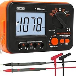 Meco-G Megohmmeter 1000V Insulation Resistance Tester, Electrical Megaohm Meter 200MΩ~2K Megohm Megger with 250V/500V/1000V Testing Voltage, Digital Multimeter Measure AC DC Voltage By Skyking-image-16