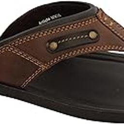Stylish T-Shape Fashion Slipper for Men | Comfortable | Lightweight | Anti Skid | Casual Office Footwear (NV35_BROWN)-image-23