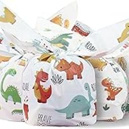 Return Gift Bags for Kids Birthday - Gift Covers for Return Gifts - Gift Packing Bags - Goodie Bag for Return Gift - Gift Covers Pouch - Party Bags - Potli Bags, Perfect Goody Bags for Kids,Small Dinos-picture-17
