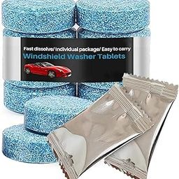 Concentrated Automotive Glass Wiper Cleaning Tablets, Car Windshield Washer Solid Tablets, Glass Cleaner Tablets (Pack of 10), (AB)-image-3