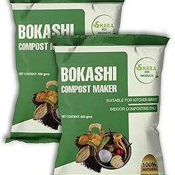 Shara Eco Prodcuts Bokashi Compost Maker Powder 500 Gram || Microbial inoculant to Initiate anaerobic Decomposition Indoor || Prevents Foul Smell in The Compost Pack of 2-image-17
