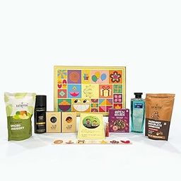 FESTIVE CRATES Rakhi Gift Hamper for Brother – Cookies, Ladoos, Plantable Rakhis, Bodycare,Roli Chawal & Festive Add-ons-image-47
