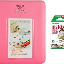 FotoCart [Instax] Mini 64 Page Photo Album] Pieces of Moment Book Album Compatible for Films for Instax Mini 7s 8 8+ 9 25 26 50s 70 90 10 11 30 55 20 50 7 LiPlay & Hello Kitty + Sheets Mini Film 10x1-image-79