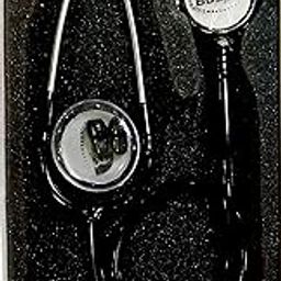BDS THE EXPERT STETHOSCOPE WITH STATNDARD STAINLESS STEEL CHEST PIECE BLACK COLOR & TUBING LENGTH 27 INCHES (FREE 1 EXTRA DIAPHRAGM AND 1 PAIR OF SILICON EAR KNOB)-image-48