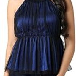 BLANC9 Women's Blush Peach Peplum Party Top – Polyester Round Neck, Elegant Western Style – Perfect for Casual, Semi-Formal & Festive Occasions-picture-14