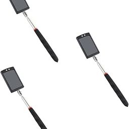 SOESFOUFU 3pcs Telescoping Led Mechanics Inspection Mirror Rotating Head for Easy Access Tight Spaces Multi-Directional Design for Vehicle and Engine Inspections-image-25