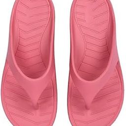 LANTEFUL Slides Slippers for Men Stylish|Comfortable|Soft|Lightweight|Anti-Skid Organizer Hooks Storage Rack |Flip-Flops|Lab Tested|Casual|EVA Slippers|Chappals, Ideal for: Mens|Boys| (Pink, 7)-41