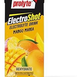 Prolyte ElectroShot | Electrolyte Drink | Mango Mania | Rehydrate with Vital Electrolyte | Instant Hydration| Instant Energy | Tasty Flavor | 200ML (Pack of 10)-21