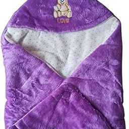 All Season Hooded Baby Blanket Wrapper | Soft Flannel Sleeping Wrap for Newborn Baby Boys & Girls | Cozy & Breathable | Pack of 1 Unisex Baby Blanket 0–6 Months-image-48