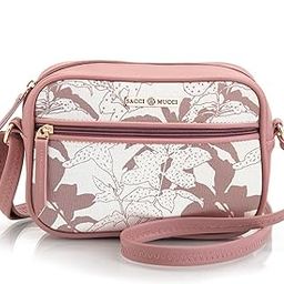 Mini Vegan Leather and Canvas Boxy Sling Bag For Women | Stylish Side Shoulder Crossbody Bags For Girls Daily Use | Messenger mobile Purse | Latest Trendy Handbags.-picture-50