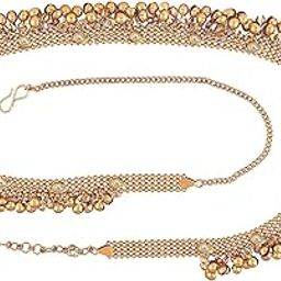 Shining Diva Antique Gold Ethnic Kamarband for Women (6555kb)-image-56