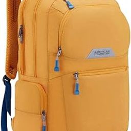 american tourister Zipper Brett 3.0 Polyester Men's Backpack (Free Size, Yellow)-picture-9