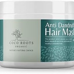 Coco Roots Organic Tea Tree Oil Hair Mask - A Natural Solution for Dandruff-Free Hair and Soothed Scalp - 100 Gram-image-28