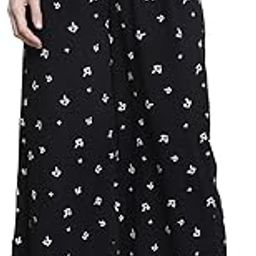 claura Women Mid-Rise Cotton Printed Flared Lounge Pants-picture-14