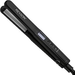 REVLON 3X Ceramic Digital Flat Iron, 1″, Black-image-57