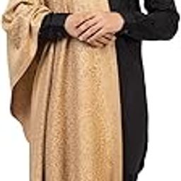 Winter Wear Ultra Soft Kashmiri Embroidered Blended Wool Floral Printed Shawls For Men's (28 x 80 Inches)-image-7