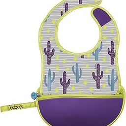b.box Travel Bib and Flexible Soft-Bite Spoon-1