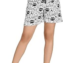 Women Cotton Printed Shorts | Lounge Shorts-image-28