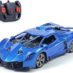 Amazon Brand - Jam & Honey Remote Control Car for Kids | High-Speed RC Car with Rechargeable Lithium Battery | Type-C Charging | LED Headlights | Blue-20