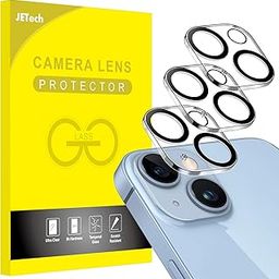 JETech Camera Lens Protector for iPhone 14 6.1-Inch and iPhone 14 Plus 6.7-Inch, 9H Tempered Glass, Anti-Scratch, Case Friendly, Does Not Affect Night Shots, HD Clear, 3-Pack-image-90