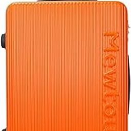 20 Inch Orange ABS Zippered Luggage Set, Lightweight with Telescopic Handle, 360° Spinner Wheels, TSA Lock Suitcase-image-41