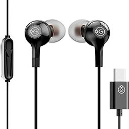 OOGE Beat 3 Wired in Ear Headphones with Mic & Magnetic Eartips, High Bass (PureTone), Type-C Jack, Inline Control, Premium Metallic Finish, Angled Buds for Comfort fit (Black)-20