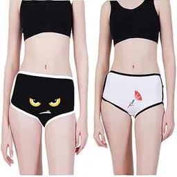 blacktail Women Bikini Panties_PO2_BK_WH-picture-44