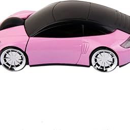 MagiDeal Set of Plastic 2.4GHz Digital Wireless USB Optical Car Shaped Mouse with USB Receiver for PC Laptop Pink-picture-24