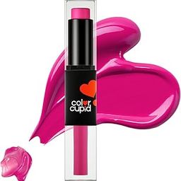 Color Cupid 2 in 1 Tinted Lip Balm + Liquid Lipstick | Intense color pay off & moisturization | Infused with Hyaluronic Acid & Jojoba Oil | Friends with Benefits | Flirt & Fuchsia-22