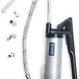 TUNIR Gauri Grease Gun 10 Oz / 280 Grams Grease Capacity | Lever type Grease Gun with 6 pcs coupling set | Grease Gun Head with air Release Valve and Fitted with Filler Nipple-image-3