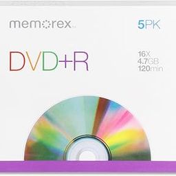Memorex Dvd Plus R 4.7 Gb Cake Box 5/Pack-picture-32