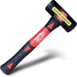 GIZMO Sledge Hammer 2 Lbs Heavy Duty Drilling Hammer, Carbon Steel Crack Hammer With Shock Absorbent Handle For Construction, Home Improvement, Maintenance Sledge Hammer With Fibre Handle-23
