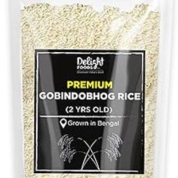 Delight Foods Premium Bengali Gobindobhog Rice 2years Old | Pure Aromatic Gobindobhog Rice (1.5 kg (Pack of 1))-image-81