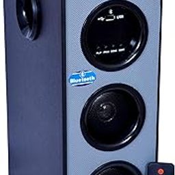 Palco M1001 Single Tower Speaker System with Bluetooth, USB, FM Speaker System, Wireless Stereo Pairing, Portable Speaker for Home/Outdoor/Travel (Blue)-image-89