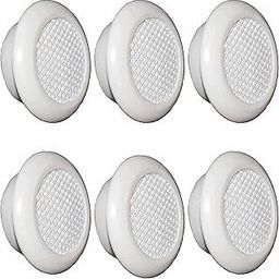 Myy Brand Round Home Wall Air Ventilation And AC duct Closer Mosquito Net Dust controller White (3Inch) 6 PSC3-picture-17
