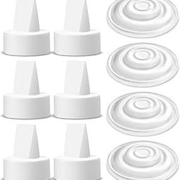 Maymom Pump Parts Compatible with Spectra S1 Spectra S2 Spectra 9 Plus Incl Duckbill Valve Silicone Membrane Spectra Replace Spectra Duckbill Valve S2 Replacement Parts Not Original Spectra Pump Parts-image-4